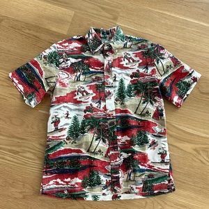 Reyn Spooner Mele Kalikimaka Limited Series short sleeve shirt (size S)
